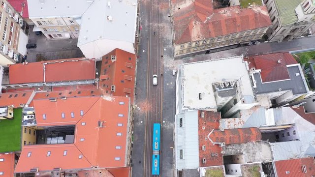 Zagreb Earthquake during COVID19 Corona Virus - Aerial footage