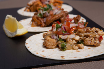 Traditional mexican tacos