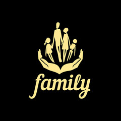 Vector Party People Logo Template