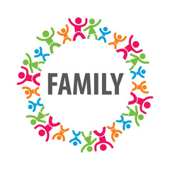 Vector Party People Logo Template