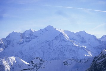 Mont Blanc Against Sky