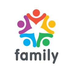 Vector Party People Logo Template