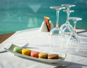 Macarons en bord de mer