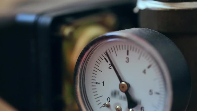Gas flowmeter in close up