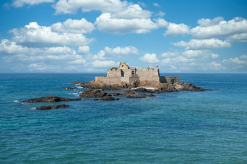 Fort National built by Vauban in Saint Malo, France