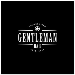 Classic Vintage Retro Label Badge logo design for cloth apparel