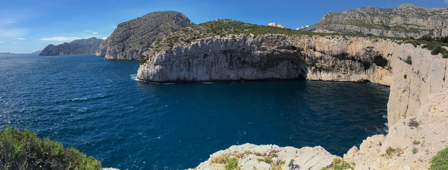 Cap Morgiou - Calanque de la Triperie - Grotte Cosquer -  Marseille - France