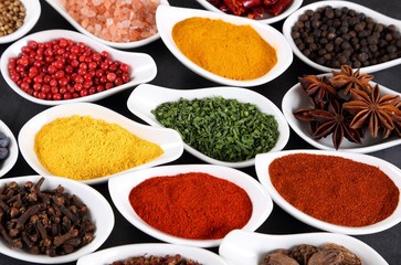 Spices and herbs.