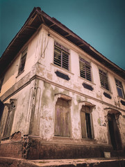 old abandoned building