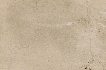 Wall made of cement and concrete