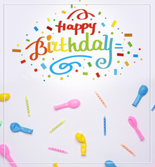 Beautiful greeting card for birthday celebration