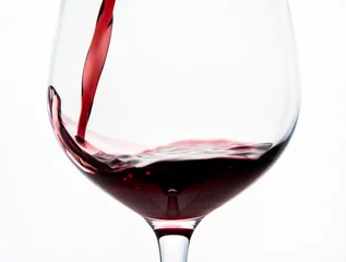 Rolgordijnen Glass of red wine © Rawpixel.com