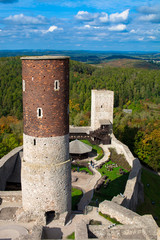WIDOK Z ZAMKU KRÓLEWSKIEGO W CHĘCINACH 2 © Marek
