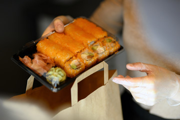 Sushi takeaway