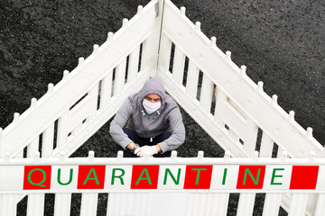 coronavirus covid-19 quarantine concept 