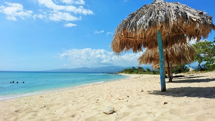 Ruhiger Tag am Strand Playa Maria Aguilar