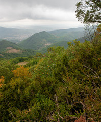 Languedoc France.  Mountains. 