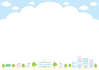 街並みのフレーム