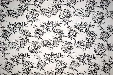 Floral design on fabric swatch , Jaipur, Rajasthan, India