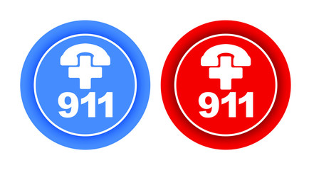 Obraz premium emergency icon vector illustration