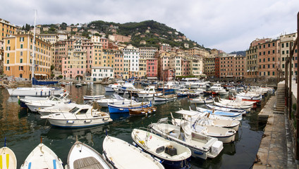 Obraz premium Camogli, typical seaside village,