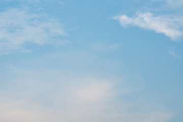 blue sky with clouds