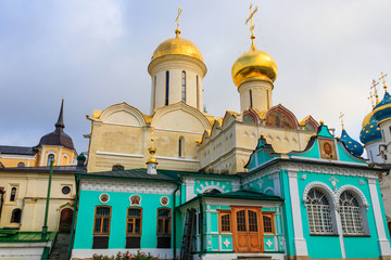 Trinity Cathedral of Trinity Lavra of St. Sergius in Sergiev Posad, Russia