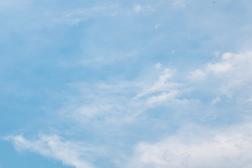 blue sky with clouds