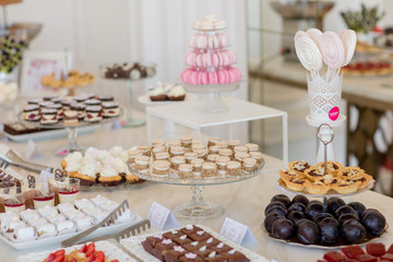 Delicious Candy Bar At Wedding Reception