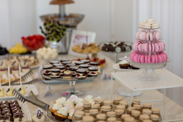 Delicious Candy Bar At Wedding Reception
