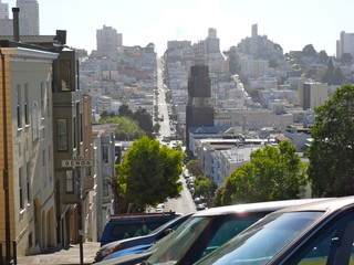 Fototapeta na wymiar Streets of San Francisco.