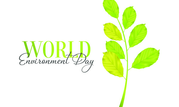 Vector illustration on the theme of World Environment day observed each year on June 5th worldwide.