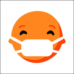 Masker icon vector symbol template