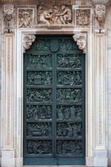 Architectural details of Duomo di Milano