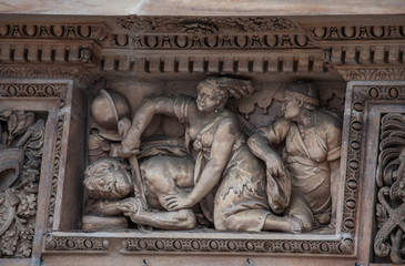Architectural details of Duomo di Milano