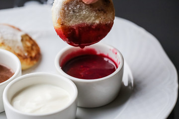 cup of coffee and cake