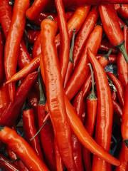 lots of spicy hot red peppers for eating background
