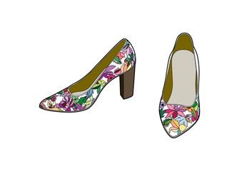 Flower shoes