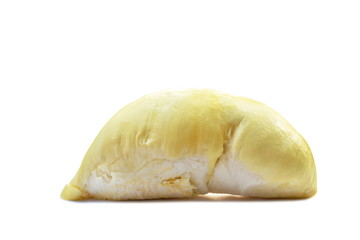 durian king of fruit on white background