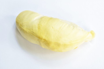 durian king of fruit on white background
