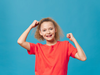 Fototapeta premium little girl with a smile