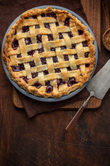 homemade cherry pie