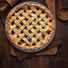 homemade cherry pie
