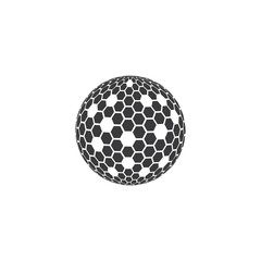 global tech logo icon vector illustration design