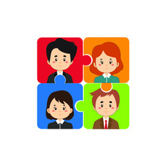 Collaborative People Concept Vector Illustration