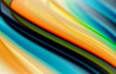 Abstract background - fluid color gradient waves, with dynamic motion line effect. Vector Illustration For Wallpaper, Banner, Background, Card, Book Illustration, landing page