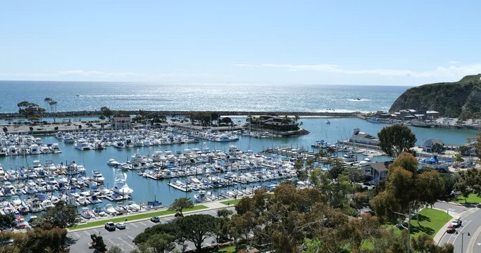 Beautiful harbor at Dana Point California