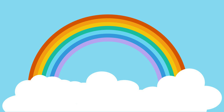 Rainbow. Vector illustration