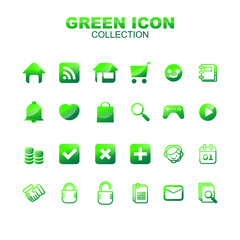 Green Iklan Ecommerce Icon Collection