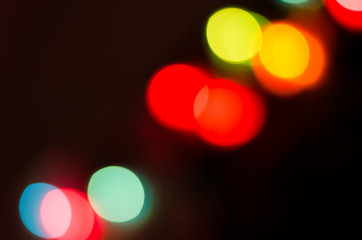 abstract background with bokeh lights